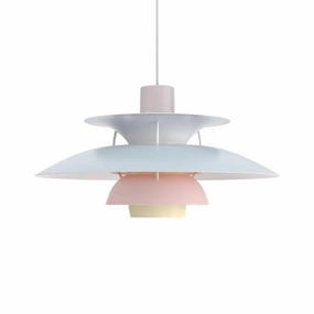 PH 5 -Pendel - Pastel sters Bl Rosa decorative wall light fixture