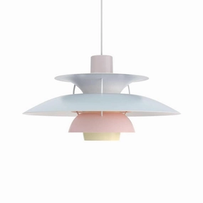 PH 5 -Pendel - Pastel sters Bl Rosa flush mount chandelier
