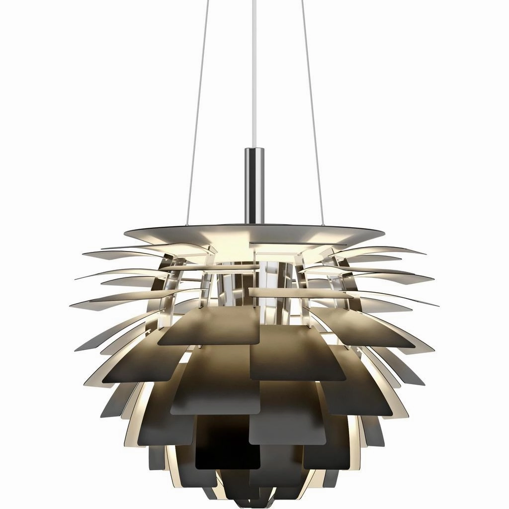 PH Artichoke 480 LED - Pendel - Sort flush mount chandelier