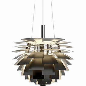 PH Artichoke 480 LED - Pendel - Sort flush mount chandelier