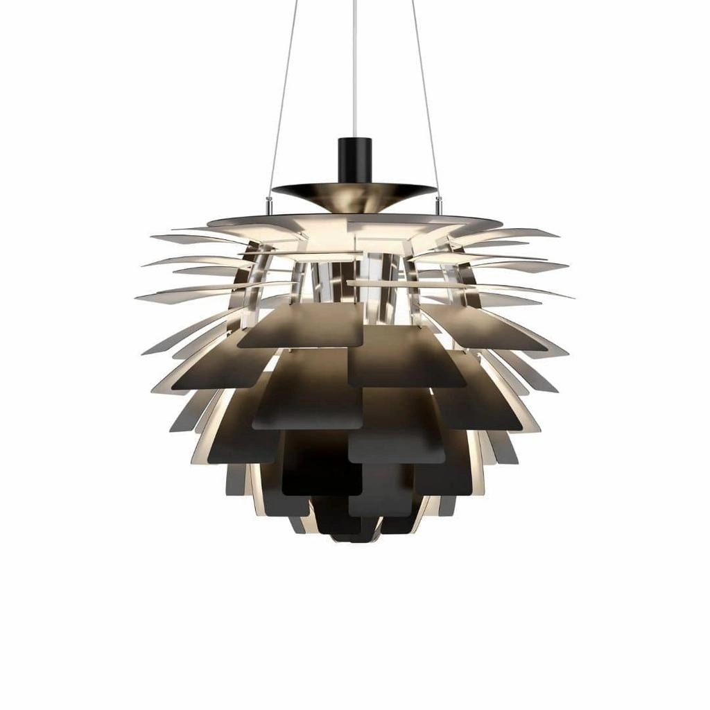 PH Artichoke 600 - Pendel - Sort flush mount chandelier