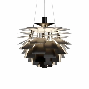 PH Artichoke 600 LED - Pendel - Sort decorative wall light fixture