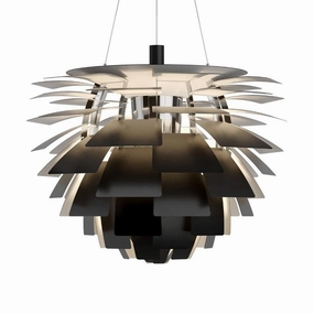 PH Artichoke 840 - Pendel - Sort flush mount chandelier