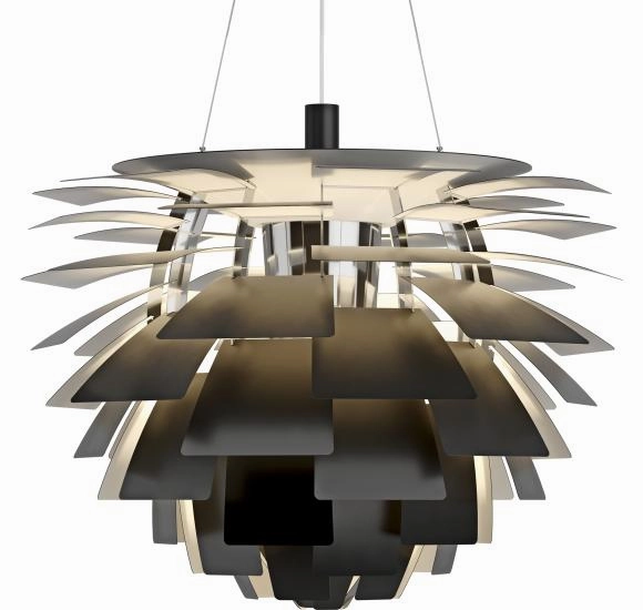 PH ARTICHOKE 840 SORT flush mount chandelier