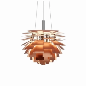 PH Artichoke "Koglen" 480 - Pendel LED (Dim-To-Warm) - Kobber flush mount chandelier
