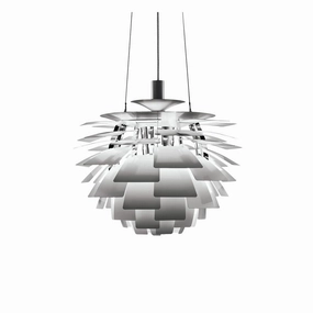 PH Artichoke "Koglen" 600 - Pendel LED 2700K - Rustfri Stl flush mount chandelier