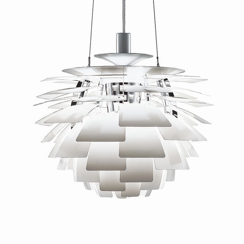 PH Artichoke "Koglen" 720 - Pendel LED 2700K - Hvid flush mount chandelier