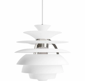 PH SNOWBALL SOFT HVID/HJGLANS FORKROMET decorative wall light fixture