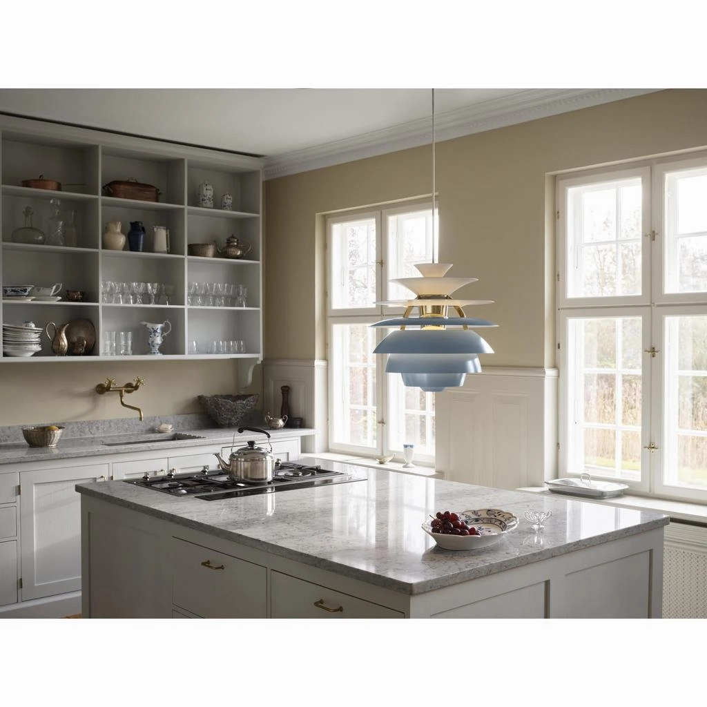 PH SNOWBALL STVET BL/MESSING METALLISERET