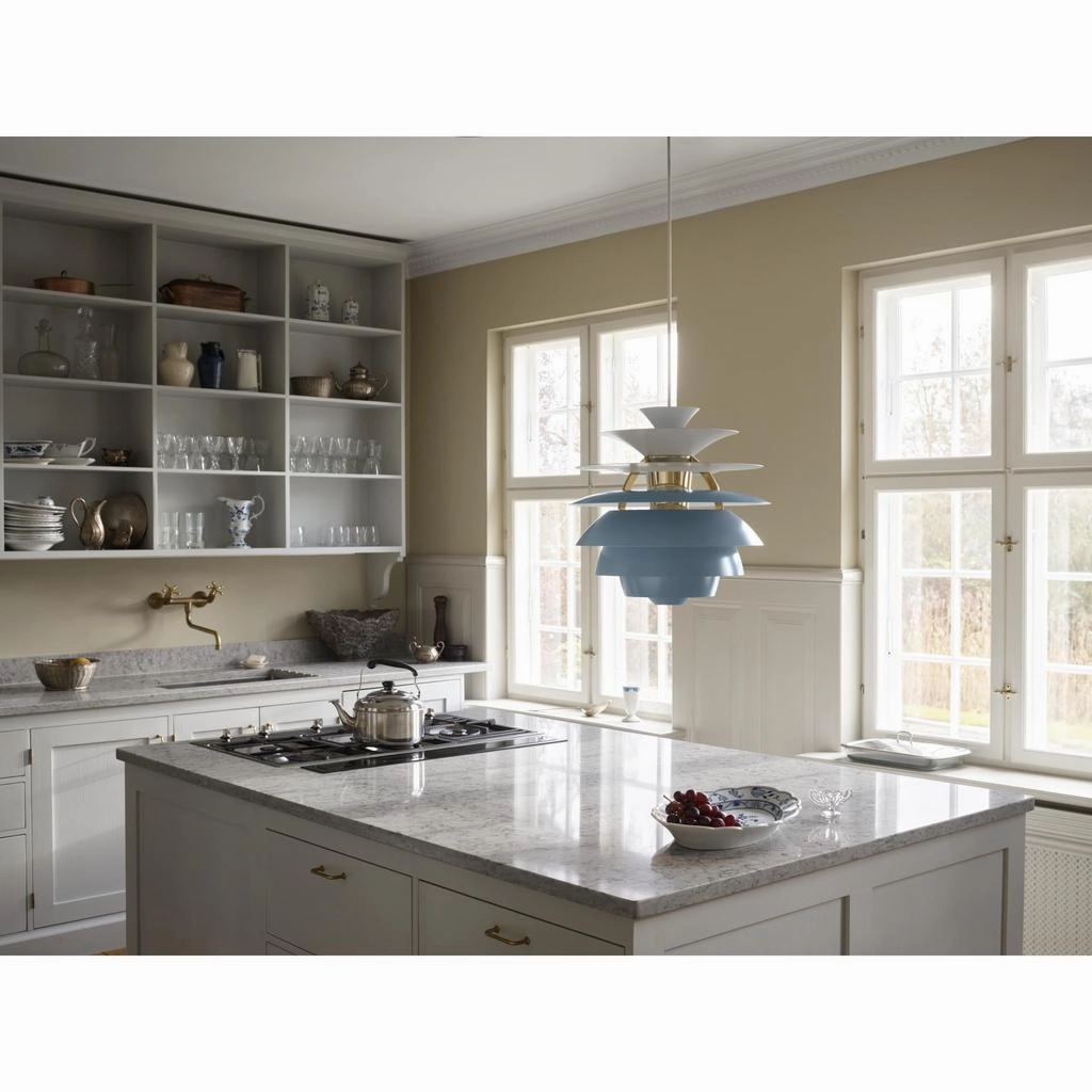 PH SNOWBALL STVET BL/MESSING METALLISERET
