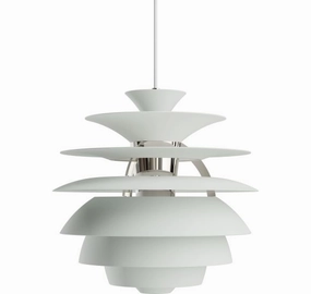 PH SNOWBALL STVET GRN/HJGLANS FORKROMET flush mount chandelier