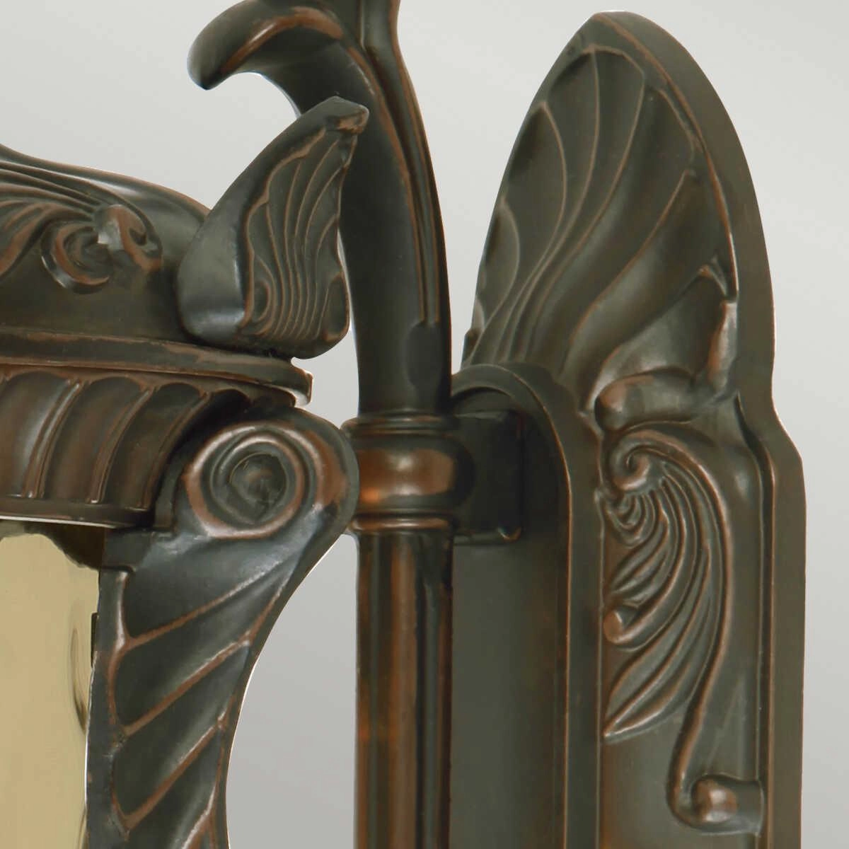 Philadelphia Old Bronze Large Outdoor Uplighter Wall Light