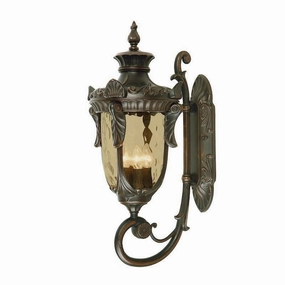 Philadelphia Old Bronze Large Outdoor Uplighter Wall Light outdoor wall lamp