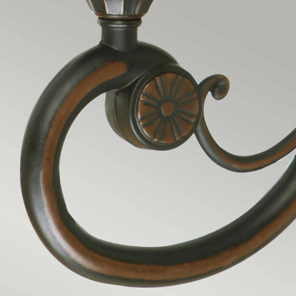 Philadelphia Old Bronze Large Outdoor Uplighter Wall Light