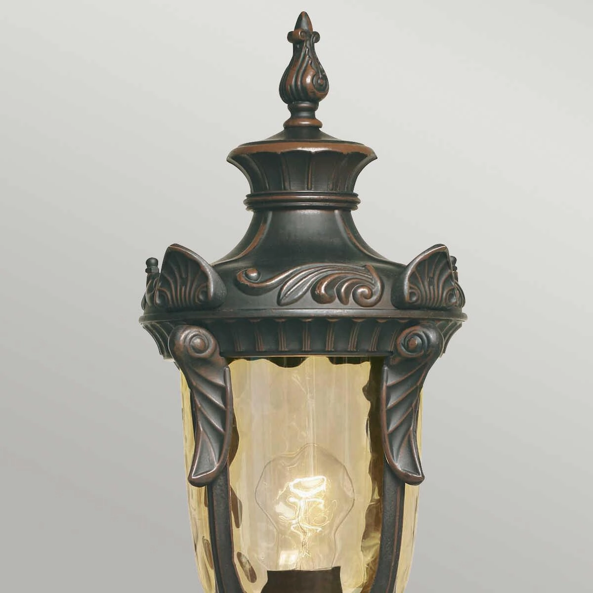 Philadelphia Old Bronze Medium Outdoor Pedestal Lantern