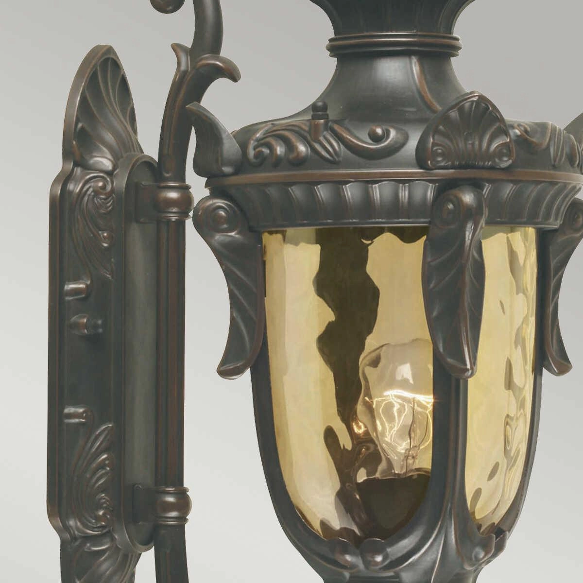 Philadelphia Old Bronze Medium Outdoor Uplighter Wall Light