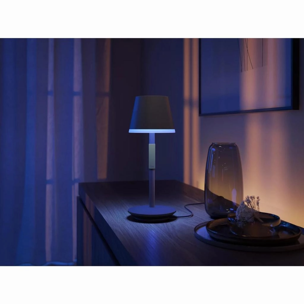 PHILIPS HUE PORTABLE SORT BORDLAMPE 929003128501