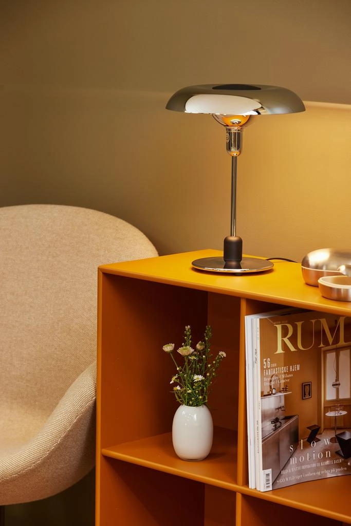 Piet Hein RA250 Bordlampe  120 rs Jubilumsudgave (Krom/Krom) - Piet Hein
