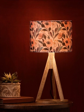 Pink Flower Trio Wooden Lamp Louis Poulsen chandelier