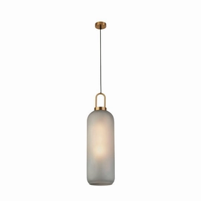 Pipette 1 Light Acid Glass & Brass Ceiling Pendant modern ceiling lamp