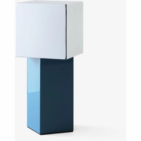 PIVOT PORTABLE ATD7 BLUE SILVER BORDLAMPE - &TRADITION ambient lighting fixture