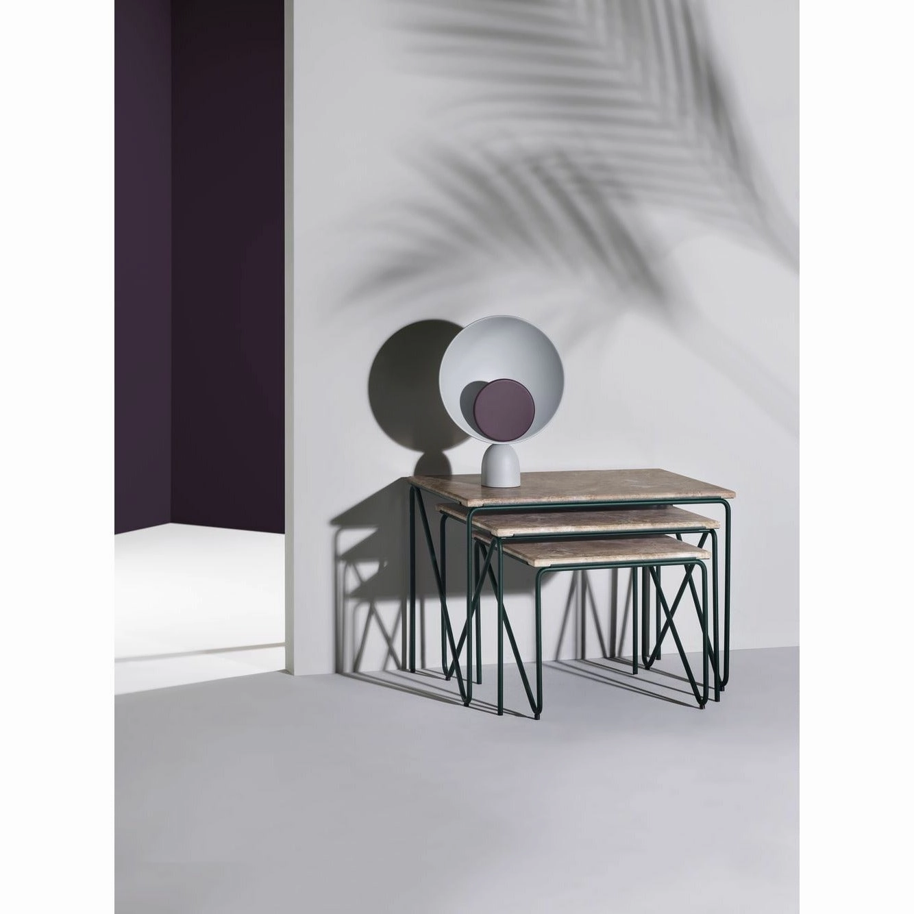 Please Wait To Be Seated Blooper Table Lamp Purple, Eu