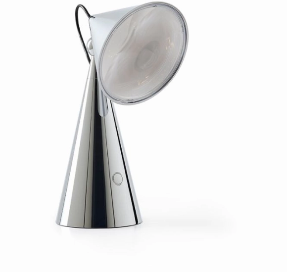 POSE PORTABLE LED SILVER ambient lighting fixture