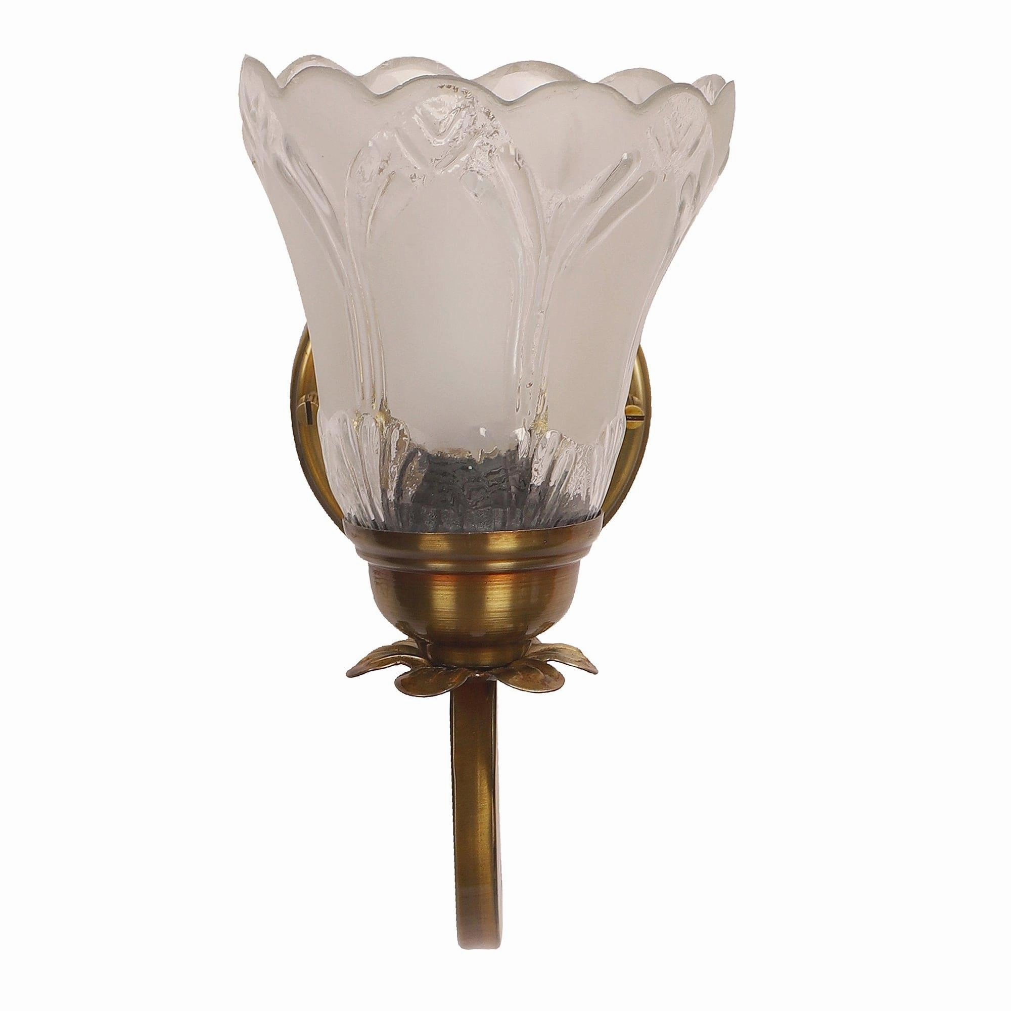 Prefect White And Gold Iron Wall Light