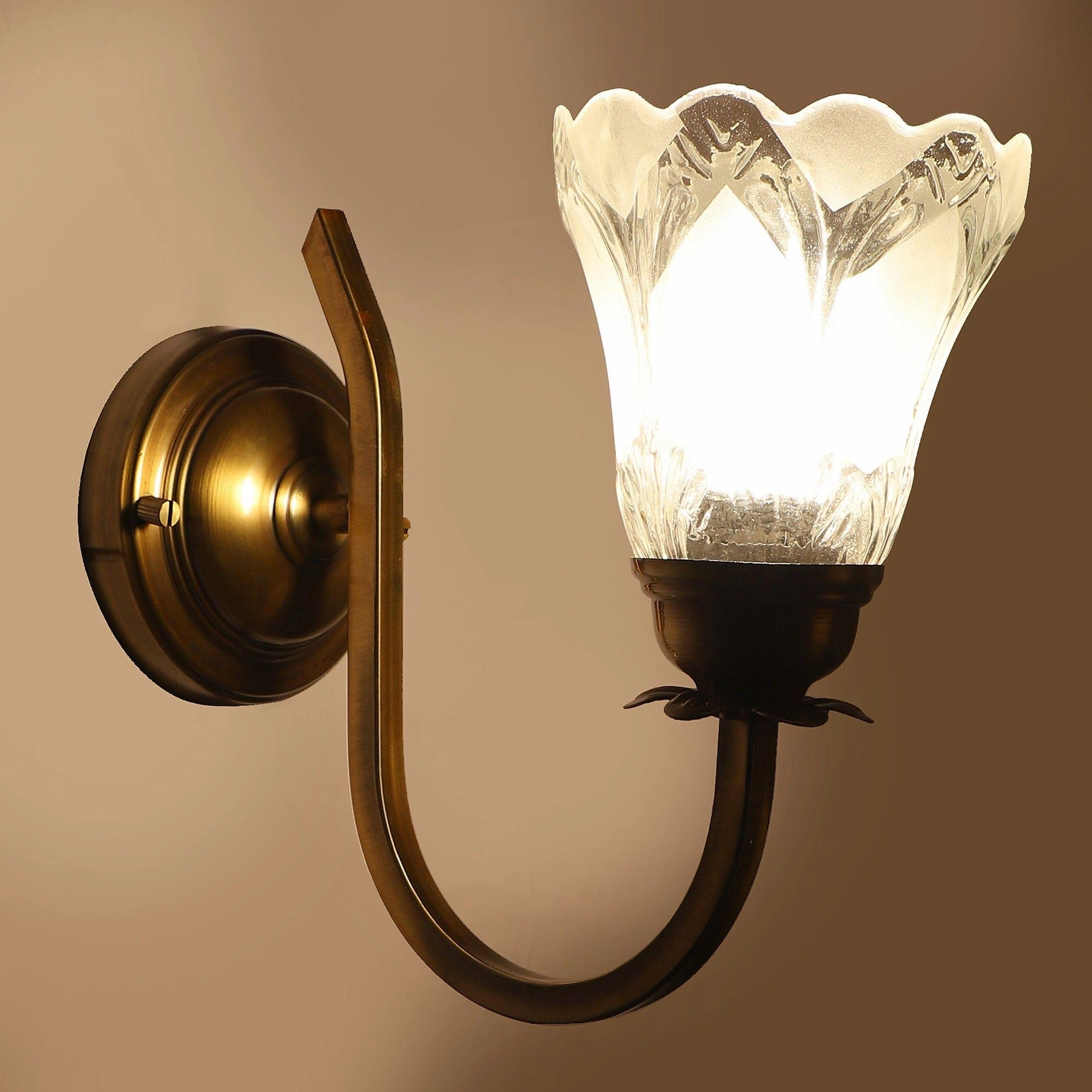 Prefect White And Gold Iron Wall Light