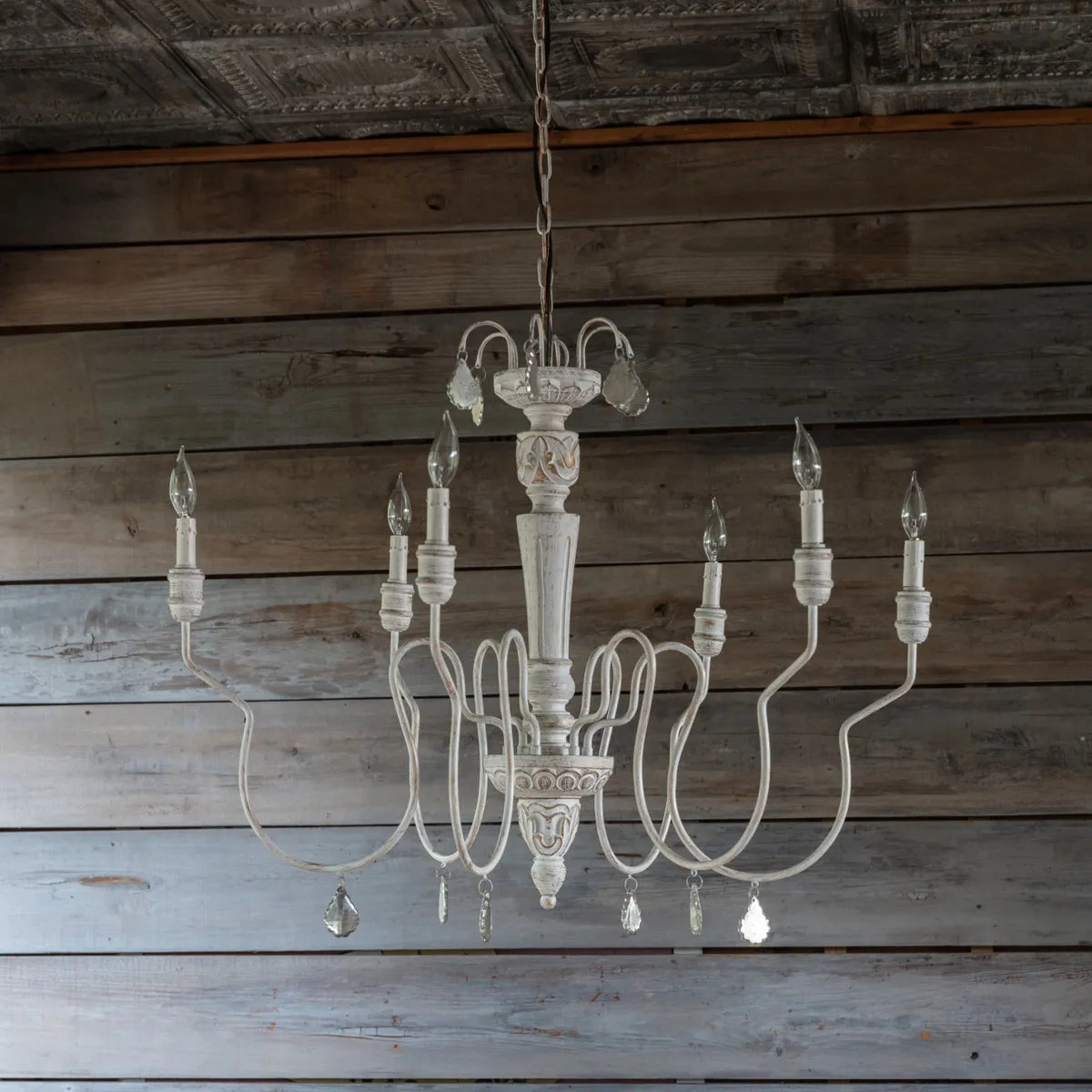 Provence Chandelier rechargeable bedside light