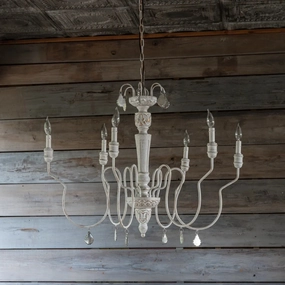 Provence Chandelier rechargeable bedside light