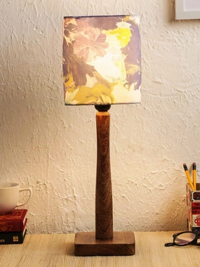 Purple Flowers Wooden Lamp Louis Poulsen chandelier