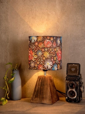 Pyramid Black Floral Stich Lamp Louis Poulsen chandelier