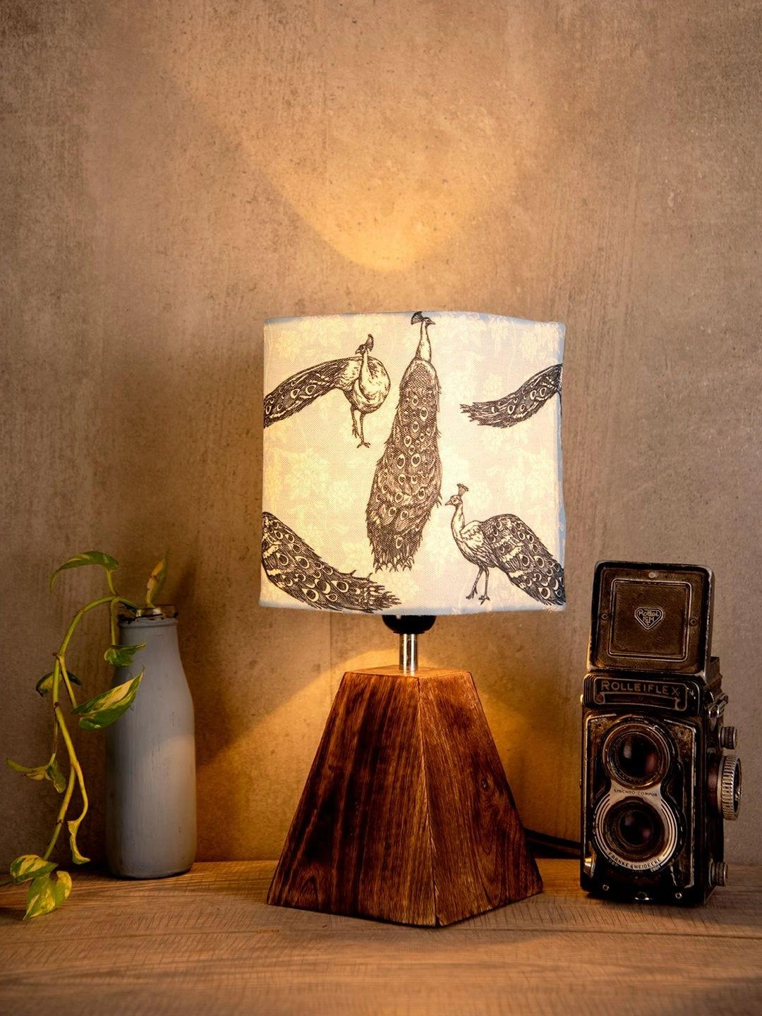 Pyramid Peacock Print Lamp Louis Poulsen chandelier