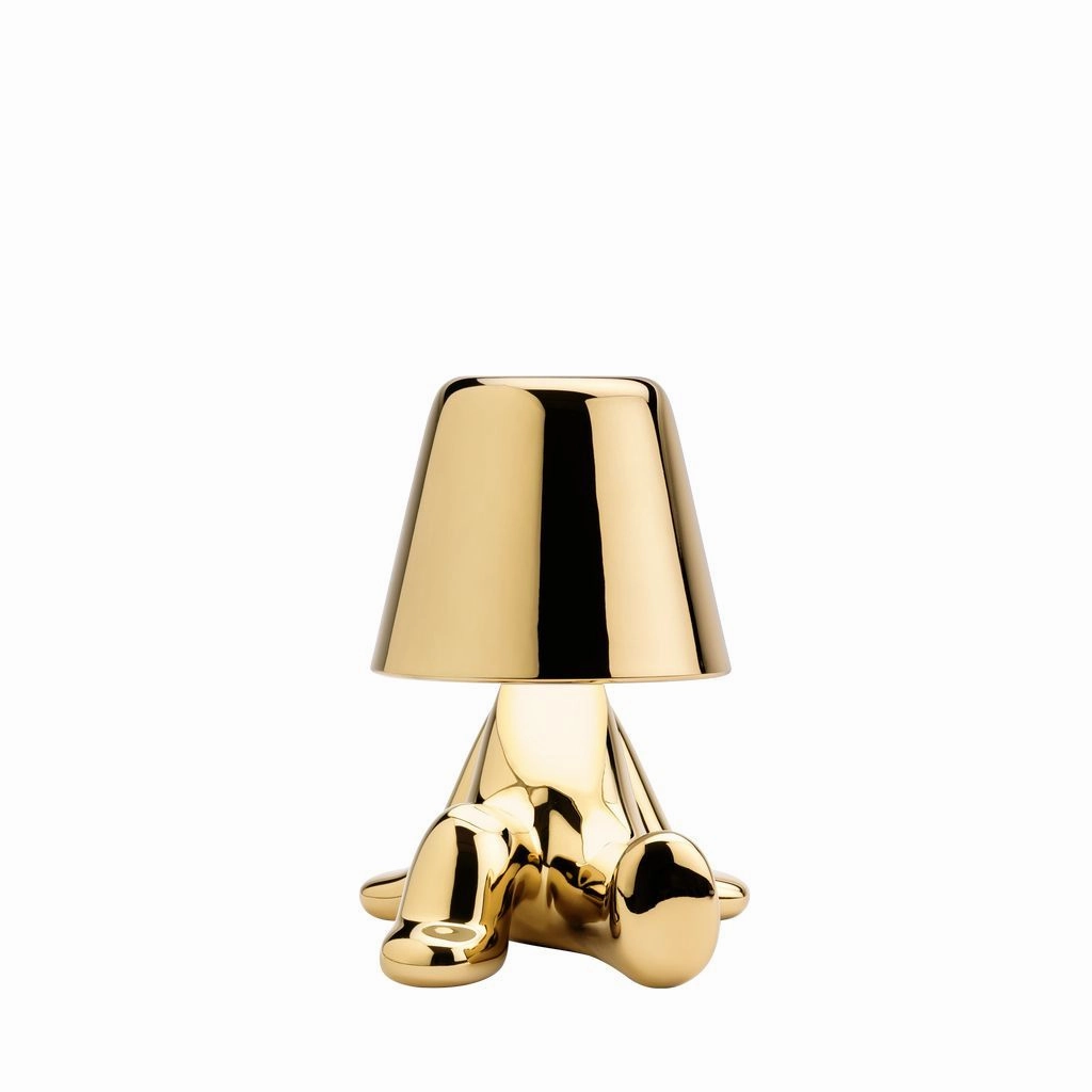 Qeeboo Golden Brothers Table Lamp By Stefano Giovannoni, Bob