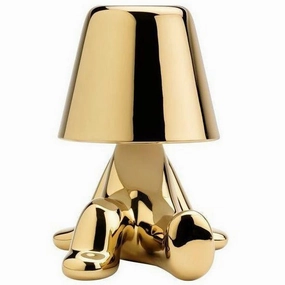 Qeeboo Golden Brothers Table Lamp By Stefano Giovannoni, Bob designer outdoor lamp