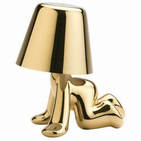 Qeeboo Golden Brothers Table Lamp By Stefano Giovannoni, Ron designer outdoor lamp