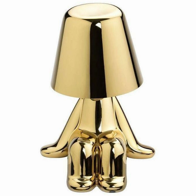 Qeeboo Golden Brothers Table Lamp By Stefano Giovannoni, Sam designer outdoor lamp