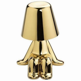 Qeeboo Golden Brothers Table Lamp By Stefano Giovannoni, Sam designer outdoor lamp