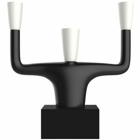 Qeeboo Guru Table Lamp By Andrea Branzi, Black designer outdoor lamp