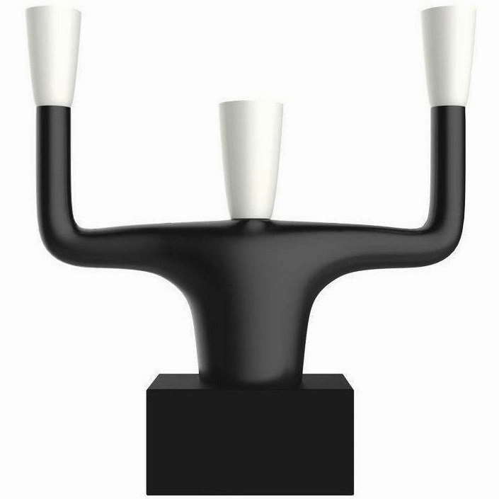 Qeeboo Guru Table Lamp By Andrea Branzi, Black designer outdoor lamp