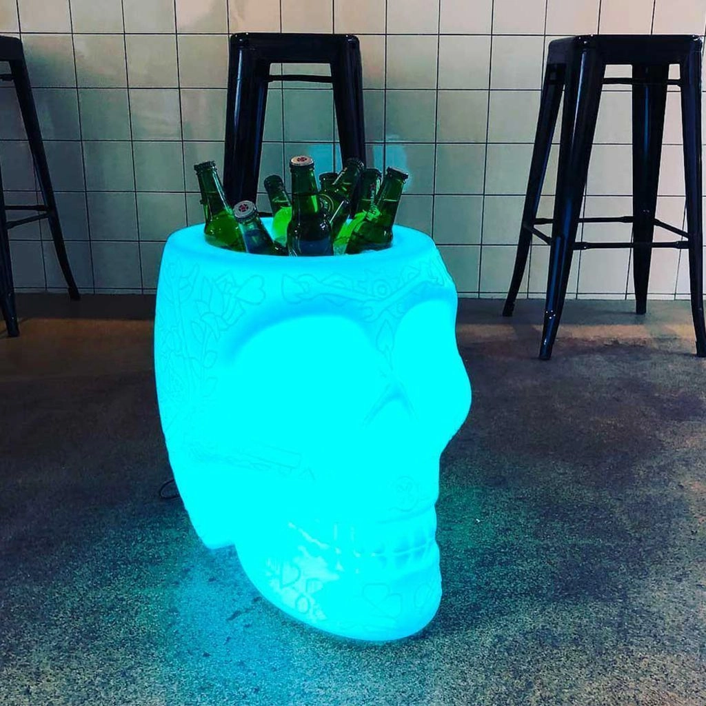 Qeeboo Mexico Planter And Champagne Cooler Floor Lamp