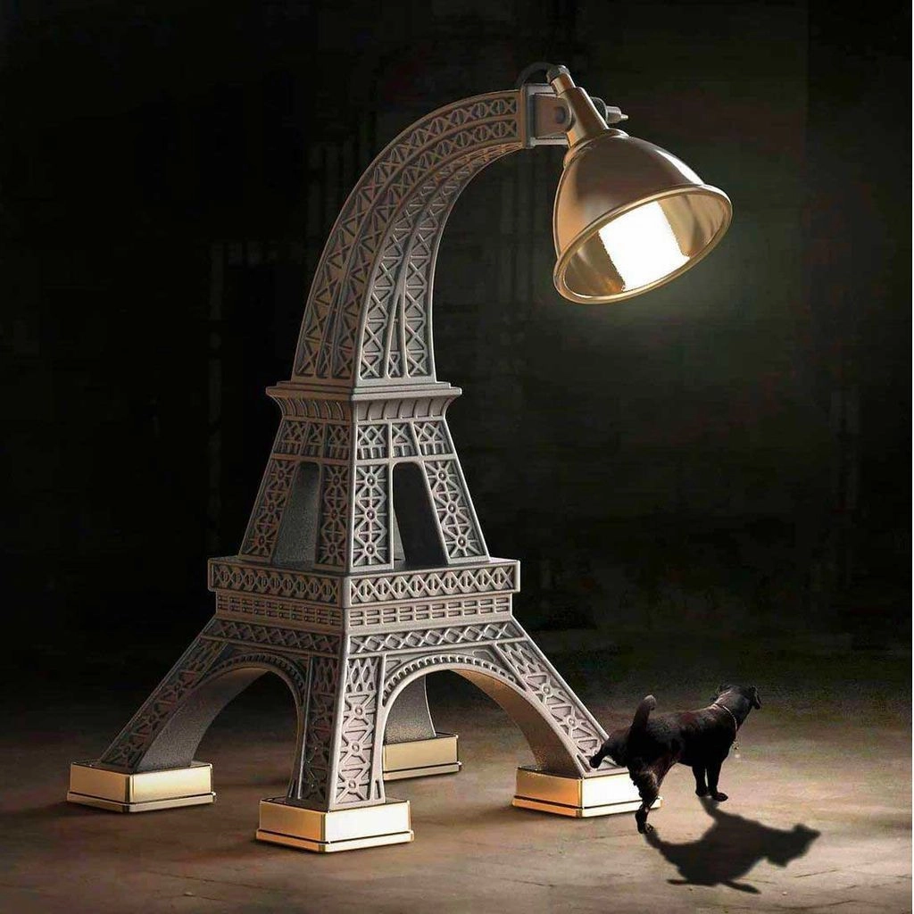 Qeeboo Paris Floor Lamps By Studio Job Xl H 2.25m, White