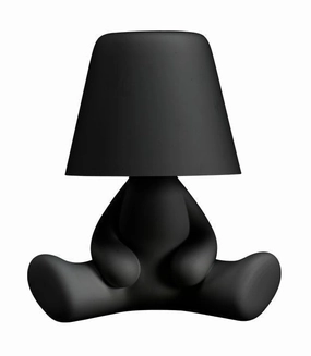 Qeeboo Sweet Brothers Table Lamp Joe, Black designer outdoor lamp