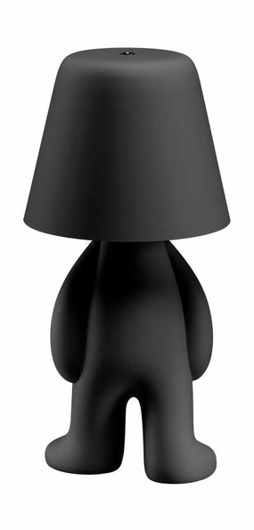 Qeeboo Sweet Brothers Table Lamp Tom, Black designer outdoor lamp
