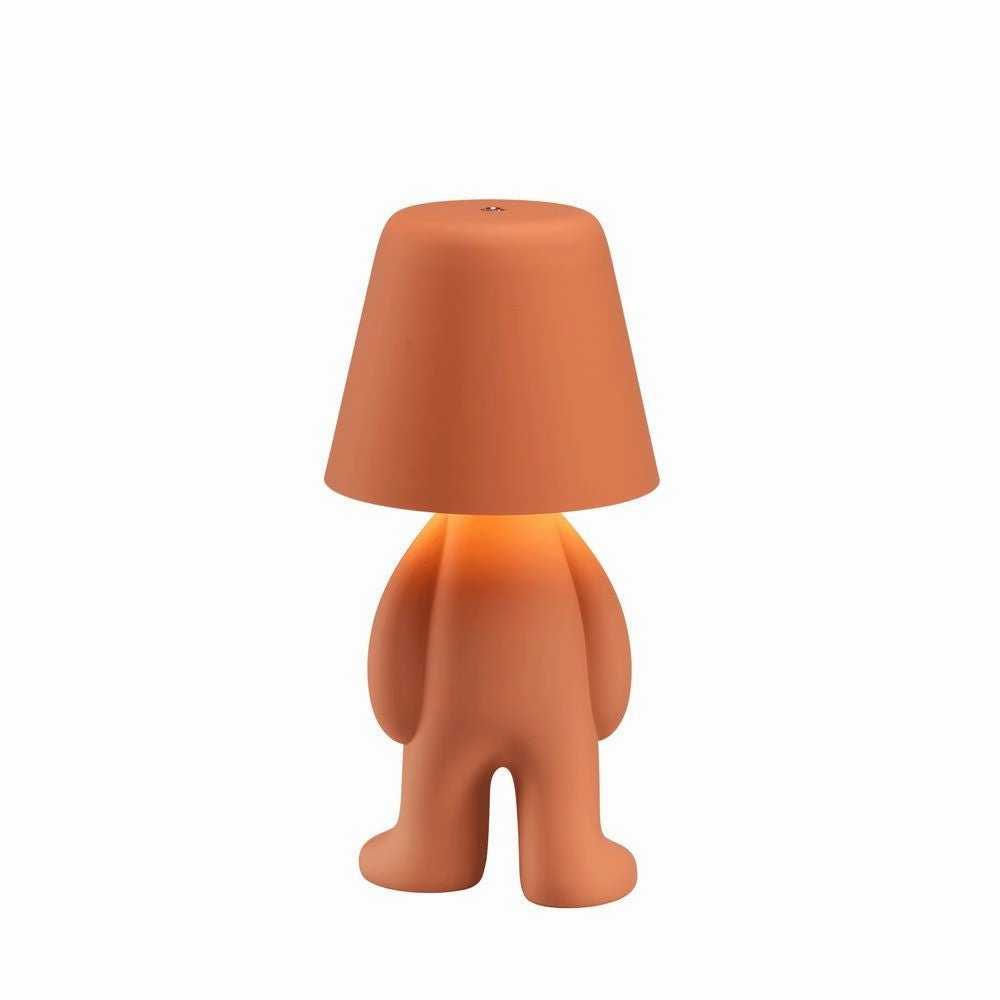 Qeeboo Sweet Brothers Table Lamp Tom, Terracotta