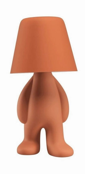 Qeeboo Sweet Brothers Table Lamp Tom, Terracotta designer outdoor lamp