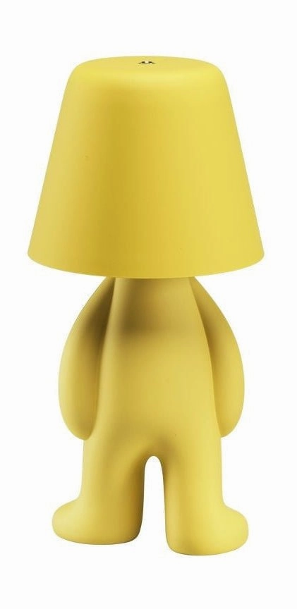 Qeeboo Sweet Brothers Table Lamp Tom, Yellow designer outdoor lamp