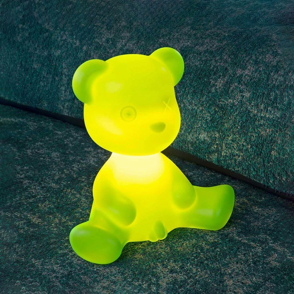 Qeeboo Teddy Boy Table Lamp With Cable, Light Blue