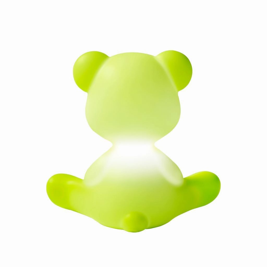 Qeeboo Teddy Boy Table Lamp With Cable, Light Green